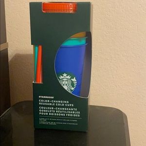 Color changing reusable Starbucks cold cups